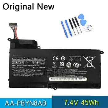 Оригинална Батерия за лаптоп AA-PBYN8AB за Samsung 530U4B 535U4C NP530U4B NP530U4C NP535U4C NP520U4C NP530U4C-A08RU 7,4 V 45Wh