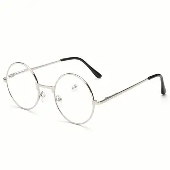 Очила За Четене В Кръгла Метална Рамка, Реколта Мъжки И Дамски Очила За Далекогледство, Слънчеви Очила Унисекс, Оптични Очила, Мъжки Слънчеви Очила