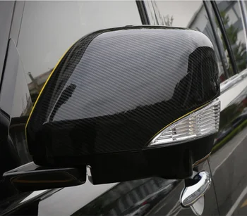Подходящ За Nissan Patrol Y62 2017 2018 Външни Аксесоари От Въглеродни Влакна Автомобилен Стайлинг Странично Огледало за Обратно виждане Калъф във формата На Миди Апликации