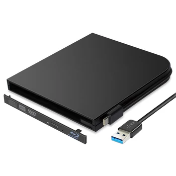 Портативен Blu-ray Плейър Калъф Тип C USB3.1 + USB 3.0 SATA 9,0/9,5 мм Външен Оптичен Диск Калъф Кутия за Преносим КОМПЮТЪР Лаптоп