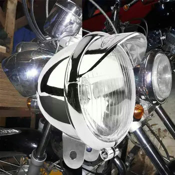 Преден Спомагателен Фенер мотоциклет Черно Gn 125 Аксесоари за осветление на Външна Странична Странична Светлина 125 Z0b7