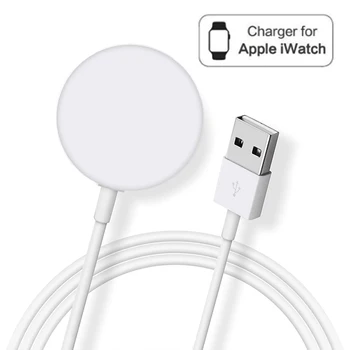 Преносимо Безжично Зарядно устройство за iWatch 7 6 SE 5 4 Магнитна зарядно устройство ще захранване на Зарядно устройство, USB Зарядно Устройство, Кабел за Apple Watch Серия 4 3 2 1