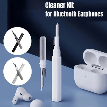 Пречистване на Комплект Bluetooth Слушалки Инструмент за Почистване на Airpods Pro 1 2 слушалки Чистящая Дръжка Четка Bluetooth Слушалки, Калъф за Пречистване на
