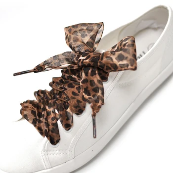 Продажба 2022 Леопард Дантелен Връзки Очарователно Бижу Един Чифт Обувки И Аксесоари За Обувки Леопардовый Дантелен Принт Ремък