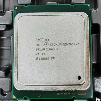 Процесор Intel Xeon E5-2650 V2 E5 2650 V2 E5 2650V2 Процесор 2.6 Turbo честота 3.4 LGA 2011 Восьмиядерный настолен процесор X79