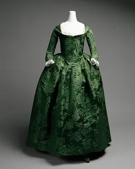 Революция Георгианская епохата на Викторианска Бална рокля/Ретро костюм от 18-ти век рокля в стил рококо костюм на Мария-Антоанета зелена рокля