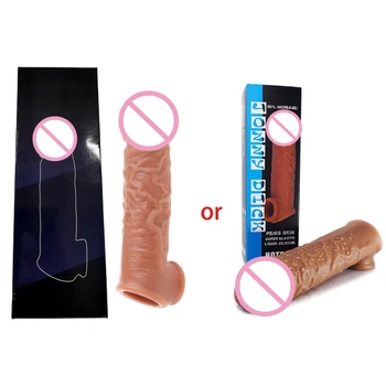 Ръкави фаллоимитатора номиниране на секс играчки разширяване на разширяване на разширителя силикон мъжки за хора U1JD