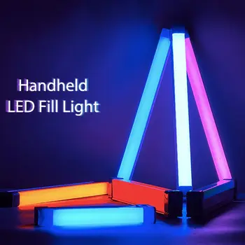 Ръчно Заполняющий Светлина LED Видео Лампа Пръчка на Пръчка Лампа За Снимки USB Акумулаторна Батерия Флаш Лампа Пръчка Цветна Лампа За Селфи