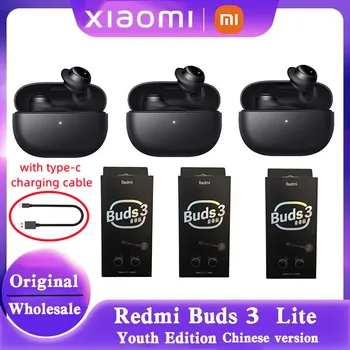 [С зарядно кабел] Слушалки Redmi Рецептори 3 Lite Youth Edition Tws Безжични слушалки Bluetooth слушалка Слушалки със сензорен контрол