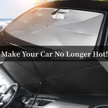 Сенника на Предното стъкло на превозното средство Общ Вид на сенника за Кола Прозорец Лятна Солнцезащитная Топлоизолационна Плат за Оцветяване на Предната Част на Автомобила