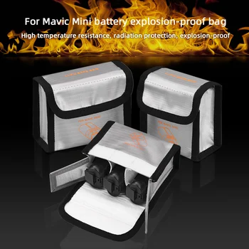 Сигурна чанта за летателна батерии за DJI Mavic MINI/Mini SE, Защитен Защитен Калъф за транспортиране, взривозащитен Аксесоар против надраскване