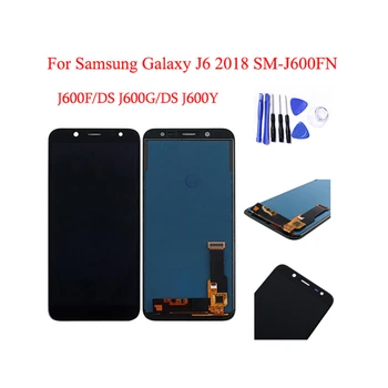 Смяна на сензорен екран за Samsung Galaxy J6 2018 SM J600FN DS J600F J600Y J600G j600fn/ds LCD Монитор В Събирането на Злато