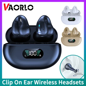 Спортни Безжични Слушалки VAORLO със скоба за ухото Bluetooth 5.3 ушите Hi-Fi с Шумопотискане С Микрофон Слот за Слушалки
