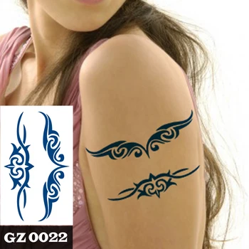 Стикер татуировка изкуство на тялото седем постоянни татуировки водоустойчивый временно за хората на жените