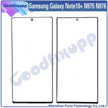 Стъклен Екран За Samsung Galaxy Note10 + 5G Note 10 + SM-N976F N975U N976N N975W N975X LCD дисплей, Сензорен Преден Външен външен обектив