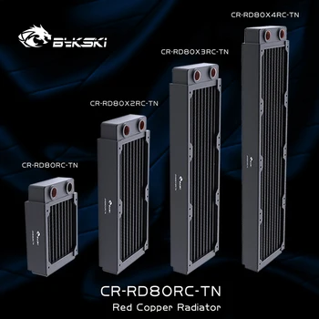 Сървър CR-RD80X4RC-TN топлина PC Радиатор за Водно охлаждане на мед за висока ефективност 80 160 240 320 Bykski с дебелина 30 мм Тънък