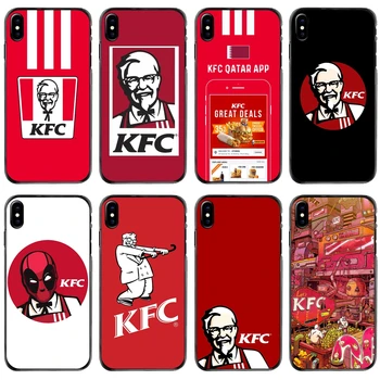 Твърд Калъф За вашия телефон, Червен KFC бързо готвене за Apple iPhone 11 12 13 14 Pro MAX Mini 5 5S SE 6 6S 7 8 Plus 10 X XR XS