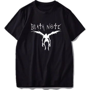 Тениска с Японското Аниме DEATH NOTE, Мъжки И Дамски Модни тениски с графичен дизайн, Детски Тениски в стил хип-хоп За Момчета и Момичета, Манга, Camiseta Homme, Лято