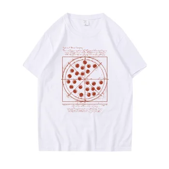 Тениски Vitruvian Pizza Tom Holland В същия Стил Унисекс, Памучни Ежедневни Тениски, Блузи, Модни Градинска Облекло
