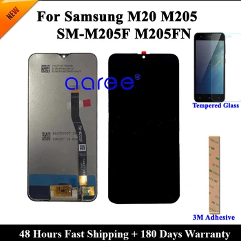 Тест LCD дисплей За Samsung M20 M205F LCD дисплей M20 M205F M205G/DS LCD дисплей За Samsung M20 M205F LCD екран е чувствителен на Допир Дигитайзер в Събирането на