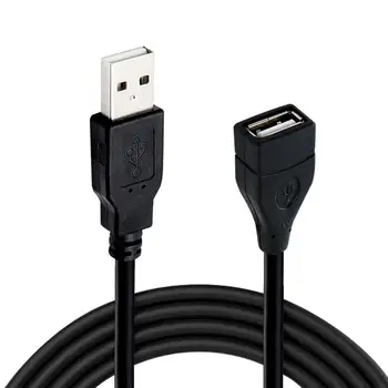 Удължител за Кабел, USB 2,0 0,6 м/1 м/1,5 м Проводна Линия за Предаване на Данни на Супер висока скорост удължителен кабел за Проектор на Дисплея