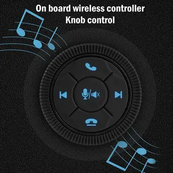 Универсален Автомобилен Безжичен Мултимедиен Волан Безжична Bluetooth Дистанционно Управление Мултимедийна Бутон Mp3 Музикален Плейър Автомобилни Аксесоари