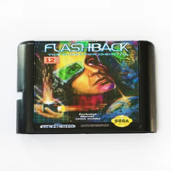 Флешбек 16 бита MD Игрална карта За Sega Mega Drive За SEGA Genesis