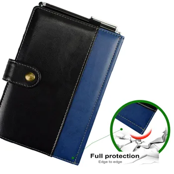 Флип-надолу Капак Калъф За четец Pocketbook 641 Aqua 2 и 6 инча от естествена кожа с магнитна закопчалка + Защитно Фолио + Сензорна писалка
