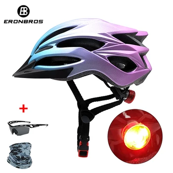 Червен Велосипеден Шлем МТБ Каска с Led подсветка и сенника За Мъже и мъже, Лек Пътен Каска за Планински велосипед, Защитно покритие Наем