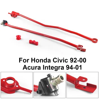 Черно Червено скоростния B Серия от разменени с Облицовки За Honda Civic 92-00 За 94-01 Integra