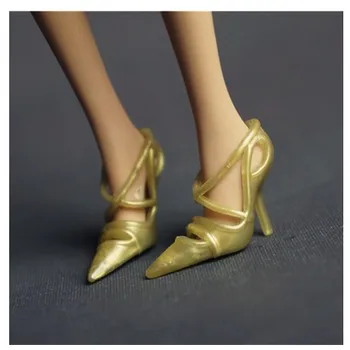 различни стилове за избор Ежедневни обувки на висок ток, Ботуши за вашата кукла Барби Модни сладки Нови BBI00193