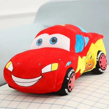 Disney Pixar Пишеща Машина Светкавица Маккуин Плюшени Играчки Творчески Пишещи Машини Мека Мека Мебел Въздушна Възглавница За Декорация На Дома, Играчка За Малки Момчета Коледен Подарък
